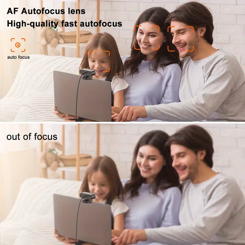 2K/4K Webcam 1080P for Laptop and PC
