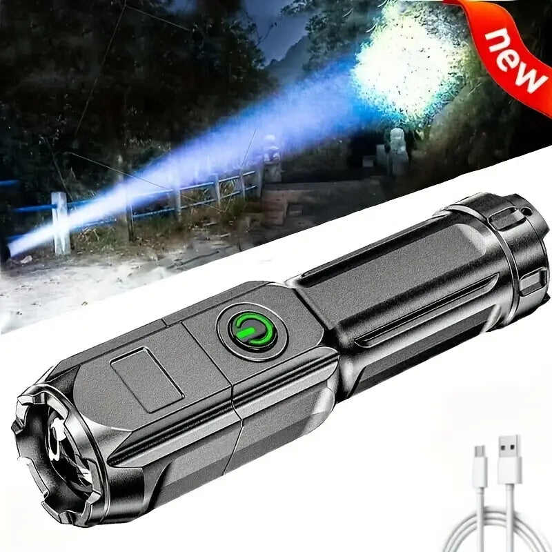Portable Powerful Zoomable Flashlight