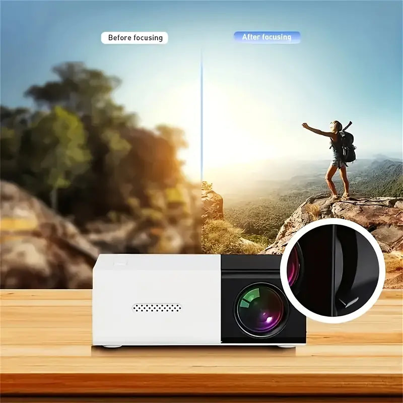 Plug & Play Mini Projector Portable