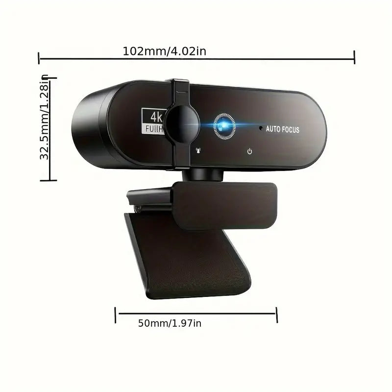 2K/4K Webcam 1080P for Laptop and PC