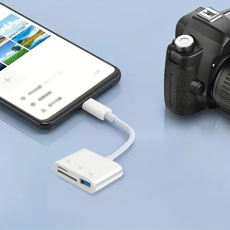 3-in-1 USB-C SD Card Reader