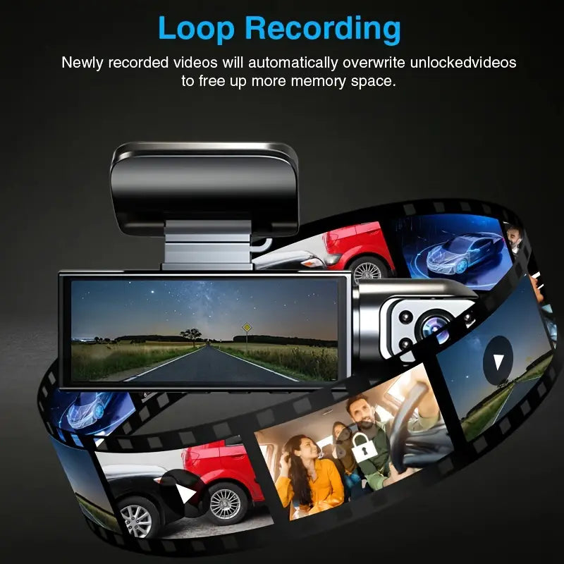Dual Dash Cam Infrared Night Vision