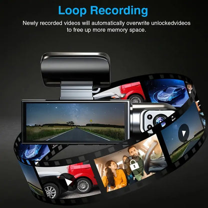 Dual Dash Cam Infrared Night Vision