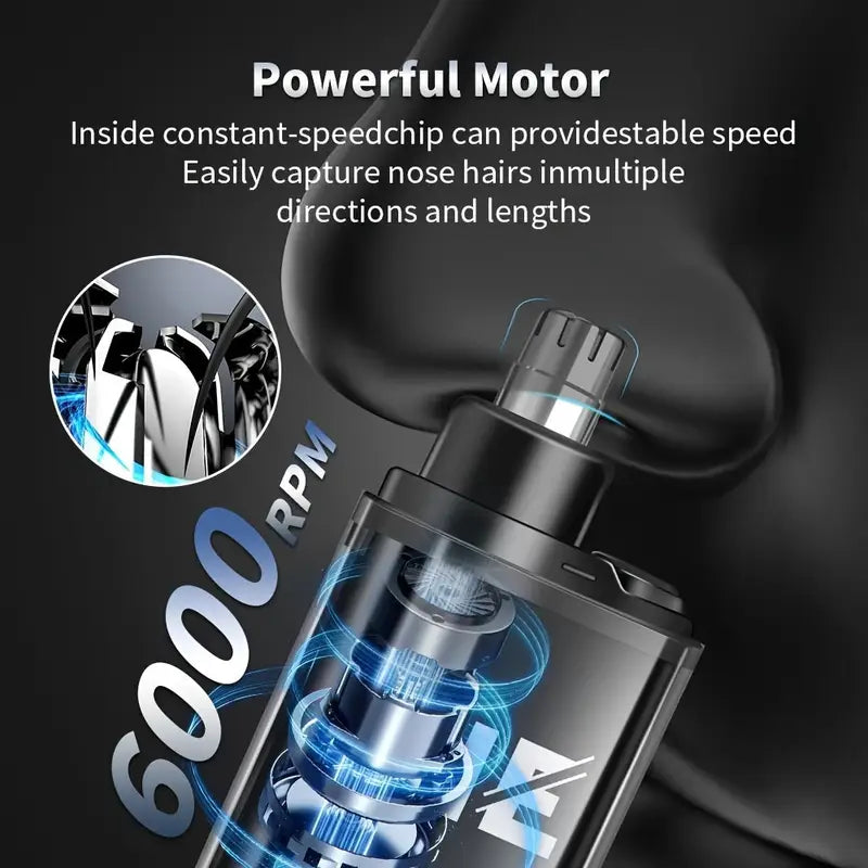 TrimTact™ Portable USB Rechargeable Nose Hair Trimmer