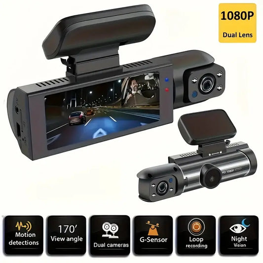 Dual Dash Cam Infrared Night Vision