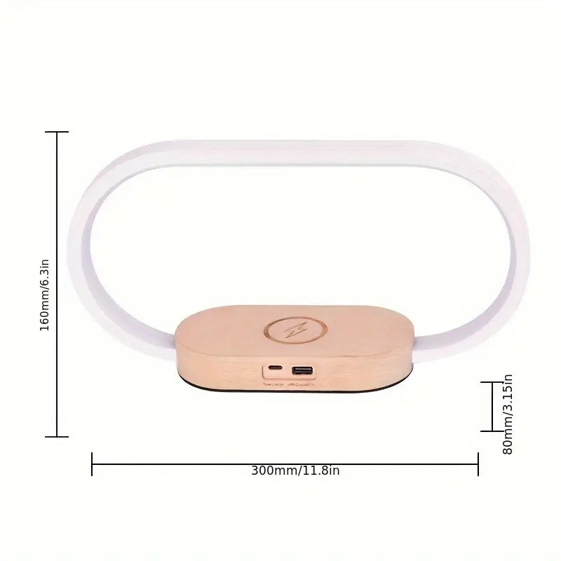 LumiCharge Wireless Charging Station & LED Desk Lamp