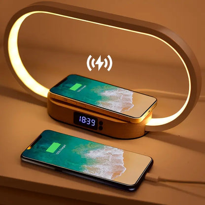 LumiCharge Wireless Charging Station & LED Desk Lamp