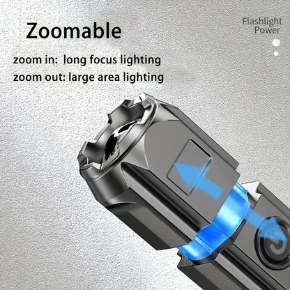 Portable Powerful Zoomable Flashlight
